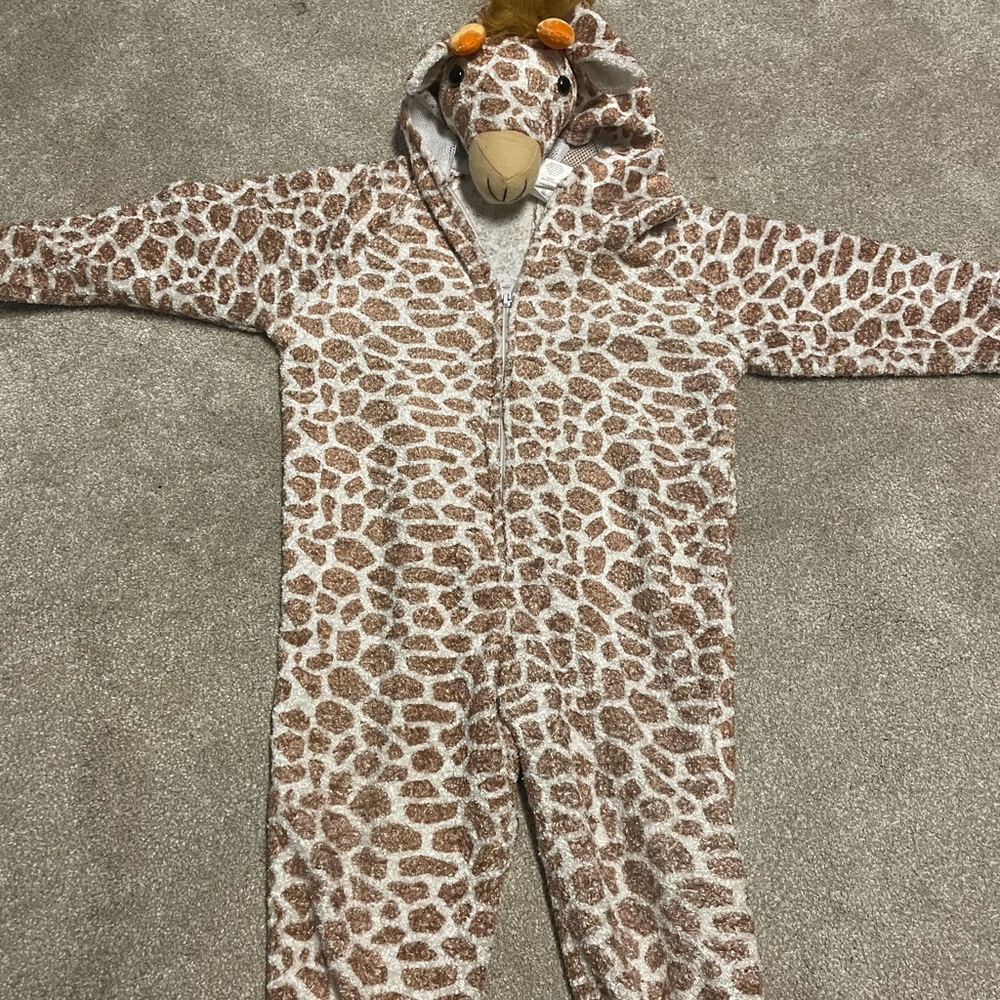 Giraffe Print Kids One Piece